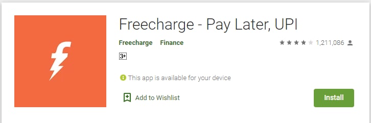 Freecharge Mobile App – Best Recharge Karne Ka Apps या रिचार्ज करने वाला ऐप