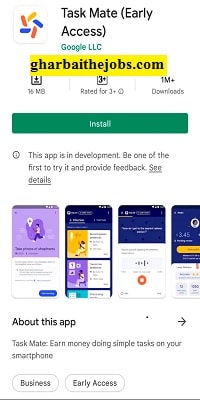 Google Task Mate App – रुपया कमाने वाला ऐप