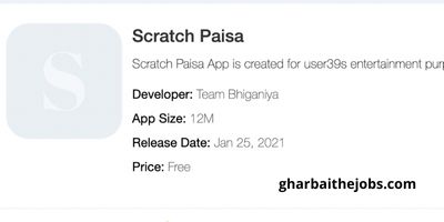 Scratch Paisa App – Scratch Real Money App