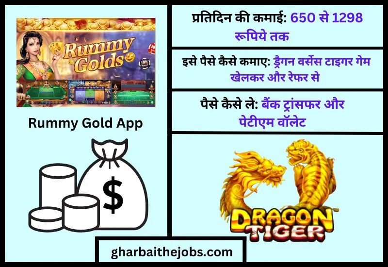 Rummy Gold App – Dragon Vs Tiger Rummy Download