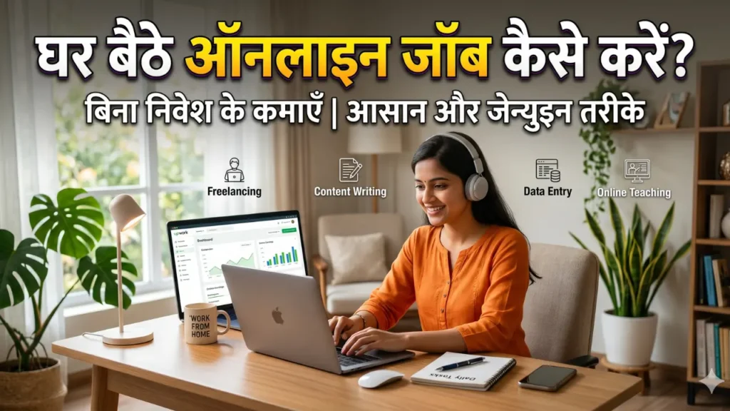 घर बैठे ऑनलाइन जॉब कैसे करें